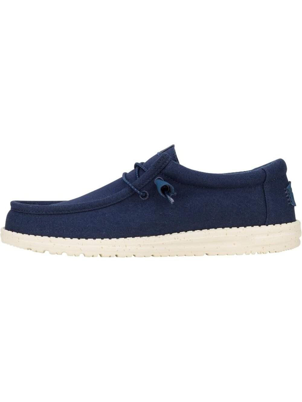 Heydude Men's Navy Round Toe Breathable Flexible Casual Slip On Loafers